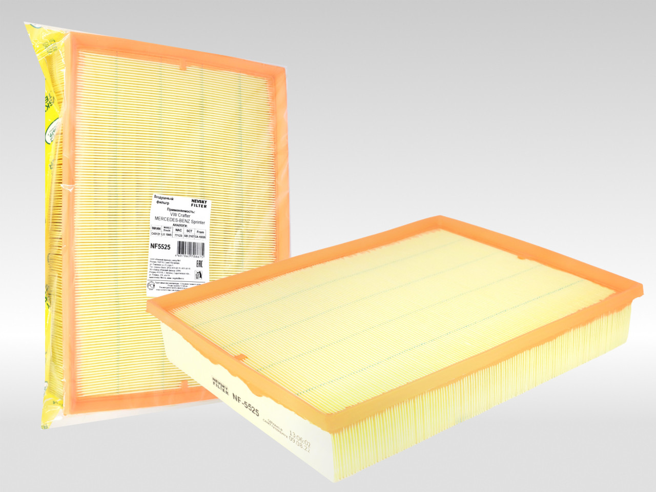 Воздушный фильтр фильтр NEVSKY FILTER NF5525