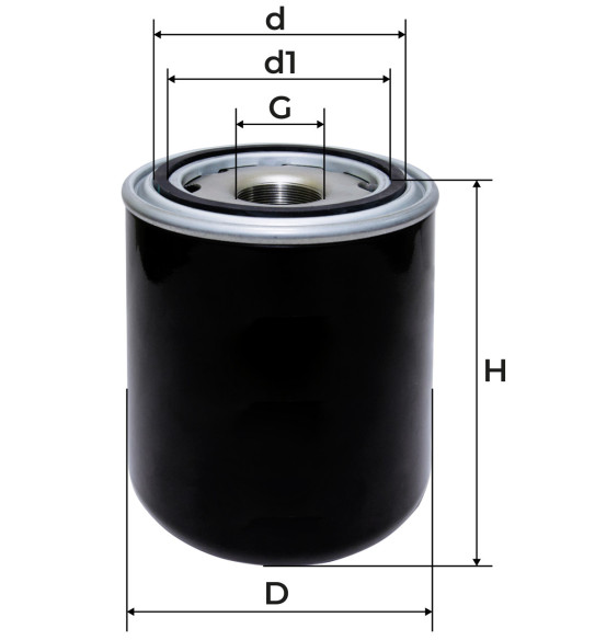 Размеры фильтра NF7002 NEVSKY FILTER
